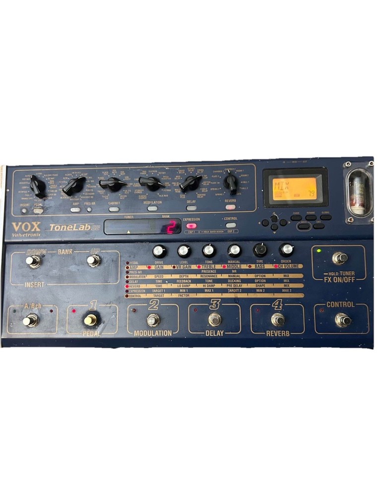 VOX ToneLab SE Multi-Effects Processor Pedal 9202 Tested & Works