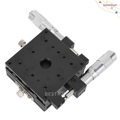 XY Fine Tuning Platform Manual Tuning Roller Linear Stage Sliding Table 80*80mm
