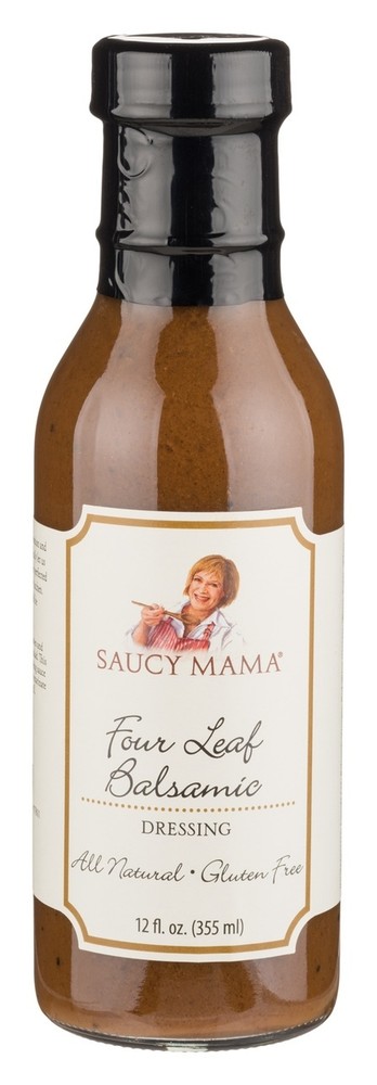 Saucy Mama Four Leaf Balsamic Dressing (12oz.) - 6 PACK