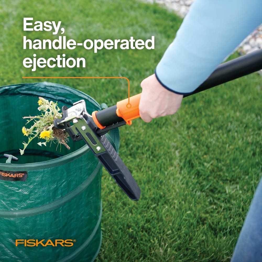 3-Claw Stand Up Weeder, 39" Long Ergonomic Handle with Easy-Eject Mechanism