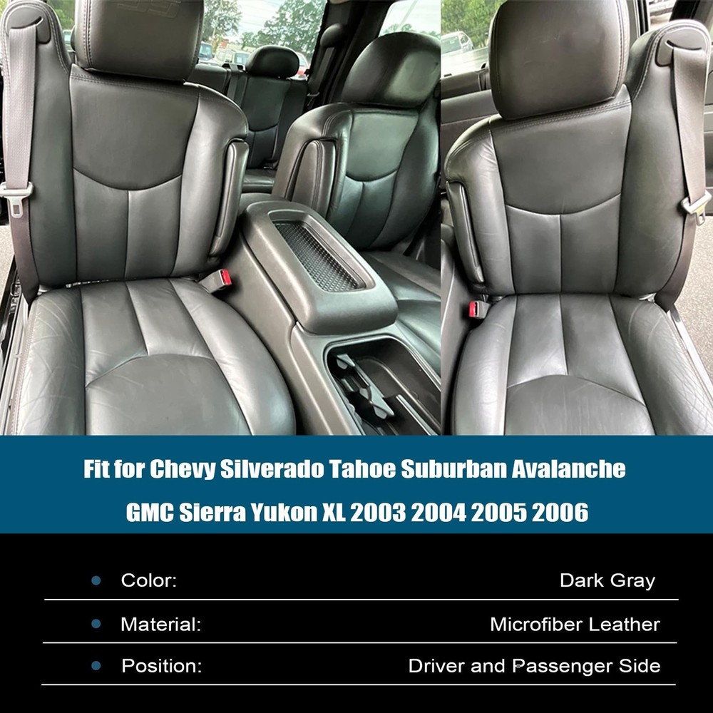 Priprilod Dark Gray Driver & Passenger Bottom and Top Lean Back Replacement S...