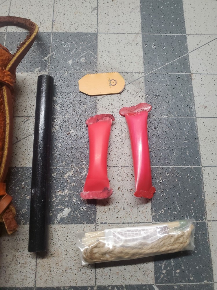 Bushcraft Pocket Fire Kit, Tooled Leather