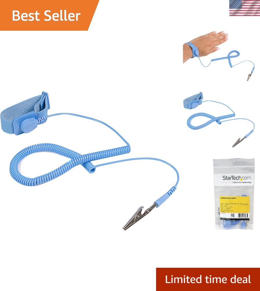 ESD Wrist Strap Band Grounding Wire for Electronics Service