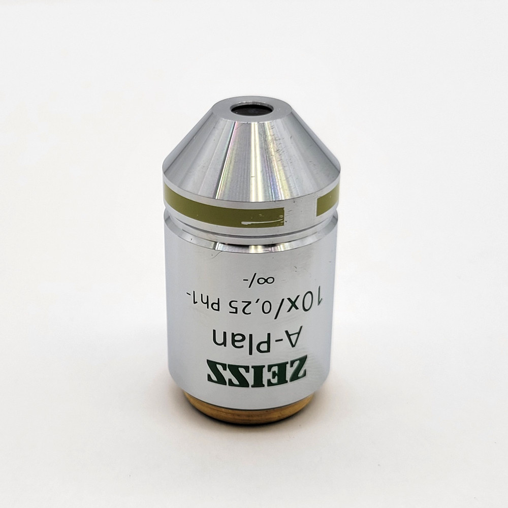 Zeiss Microscope Objective A-Plan 10x Ph1- Negative Phase Contrast