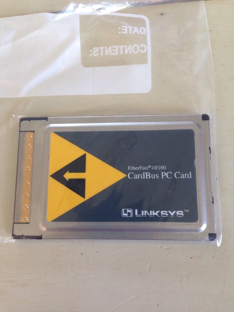 Linksys Etherfast PCM100 10/100 Integrated PC Card