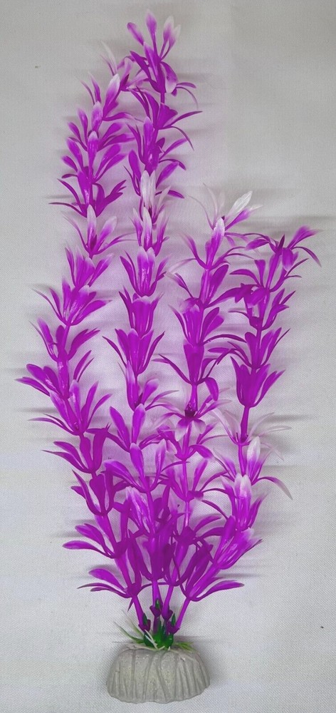 (9 Pack) 12" Artificial Aquarium Plant Plastic Decoration - Fast Shipping!