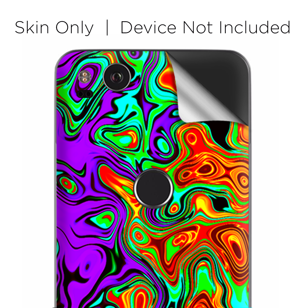 Google Pixel 2 Skins Decal Wrap Mixed Colors