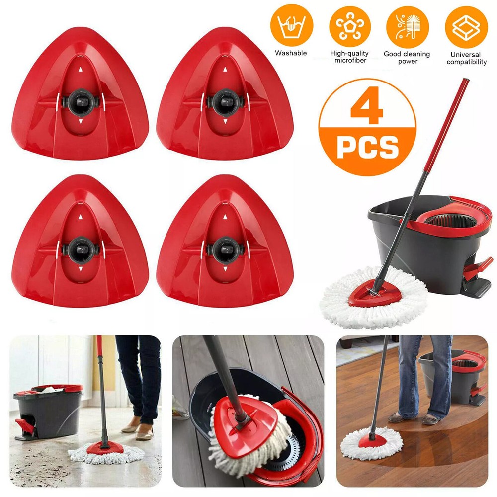 1-4 pcs Microfiber Replacement Mop base For O-Cedar Easy to Clean and install