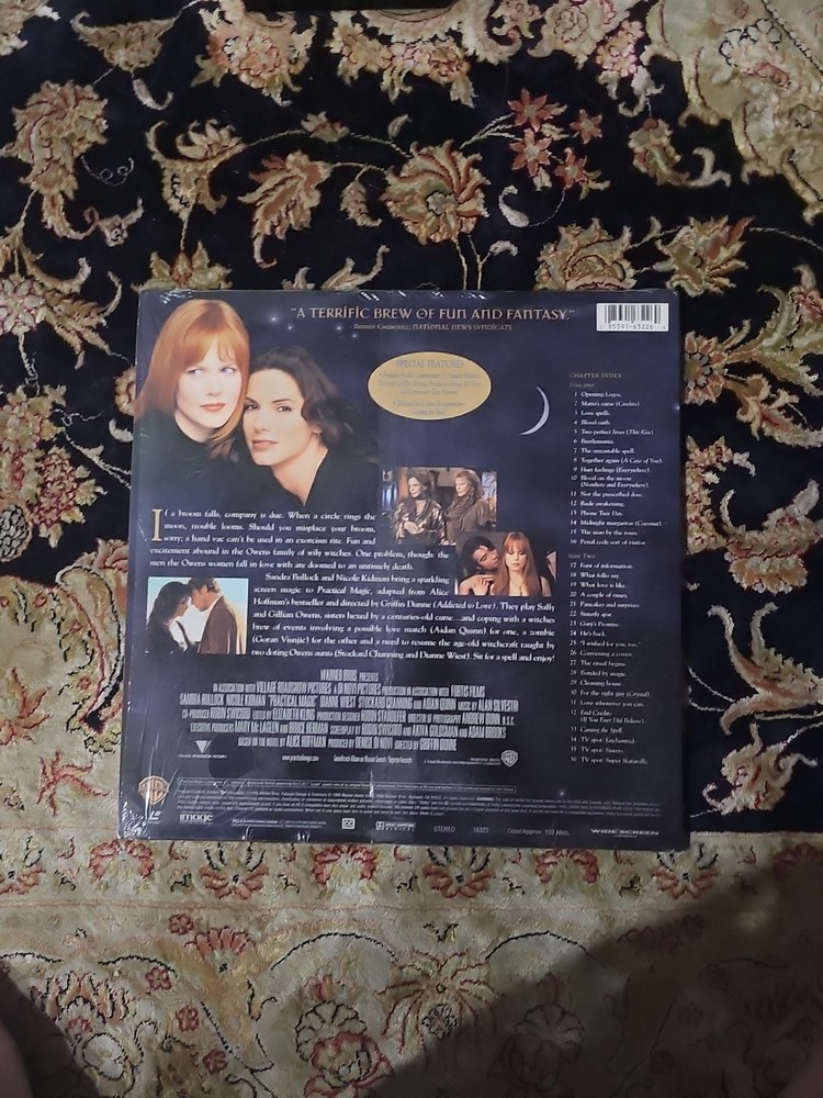 "Practical Magic" Widescreen Laserdisc LD - Sandra Bullock