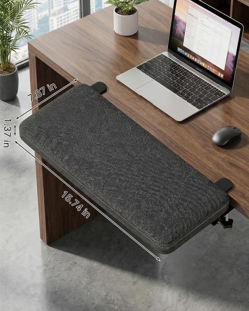 Office, Computer, Gaming arm Stand - Foldable, No Odor Ergonomic Armrest Brac...