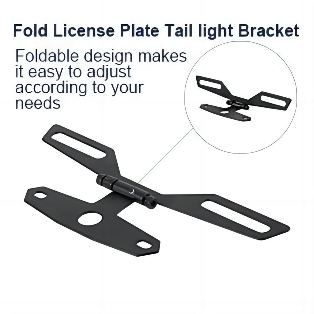Adjustable Motorcycle License Plate Mount Holder Bracket- normal, popular