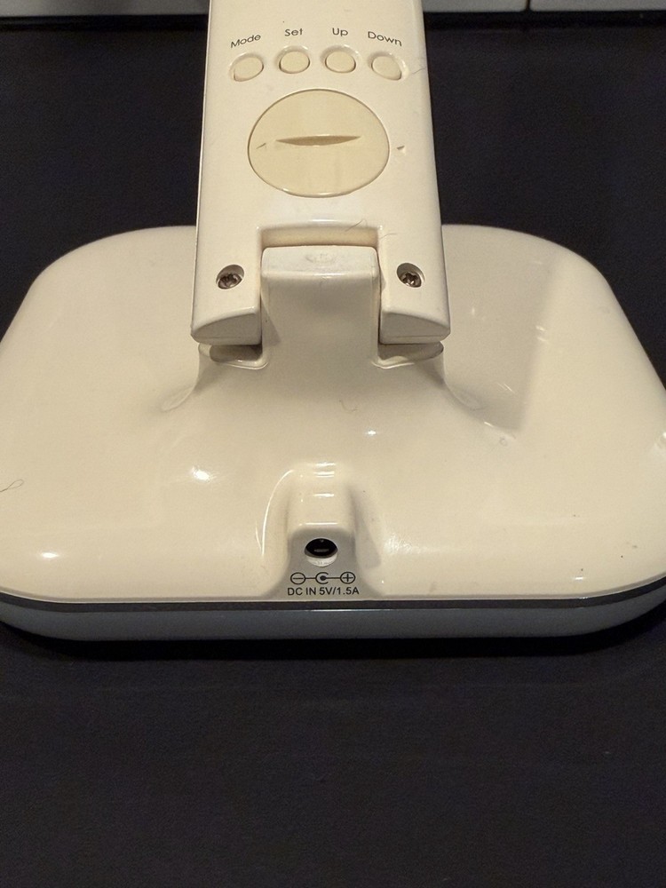 LED Desk Lamp Swing Arm Adjustable Dimmer Touch Digital Display Light Works