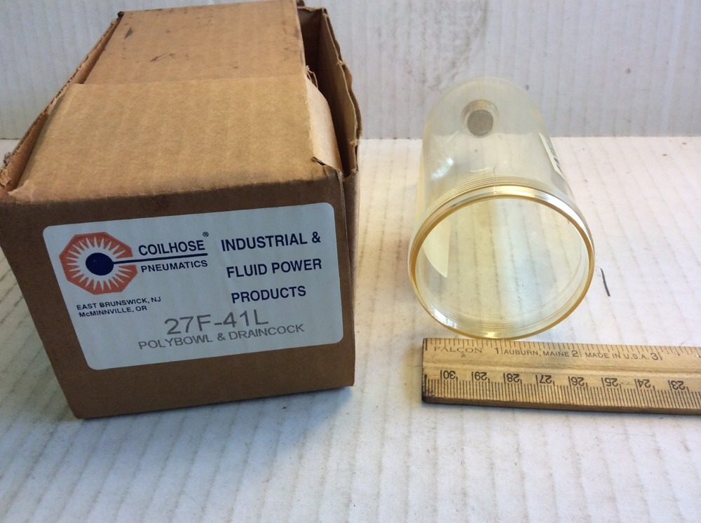 27F-41L Coilhose Polybowl & Draincock