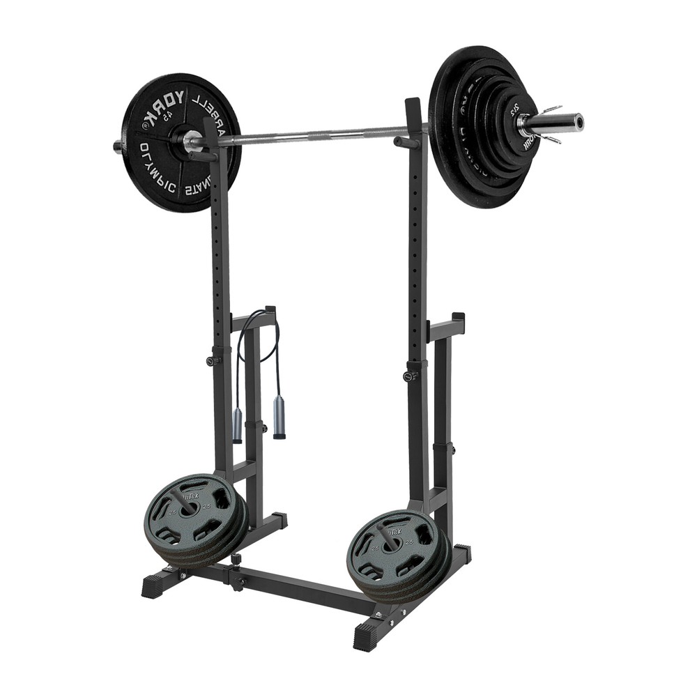 Barbell Rack Adjustable Barbell Weight Stand Multi-function Rack Home Gym