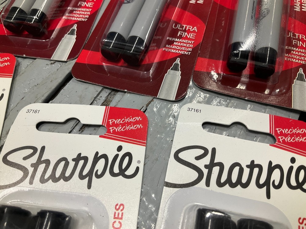 Sharpie 37161PP Permanent Markers Ultra Fine Point Black 24 Ct