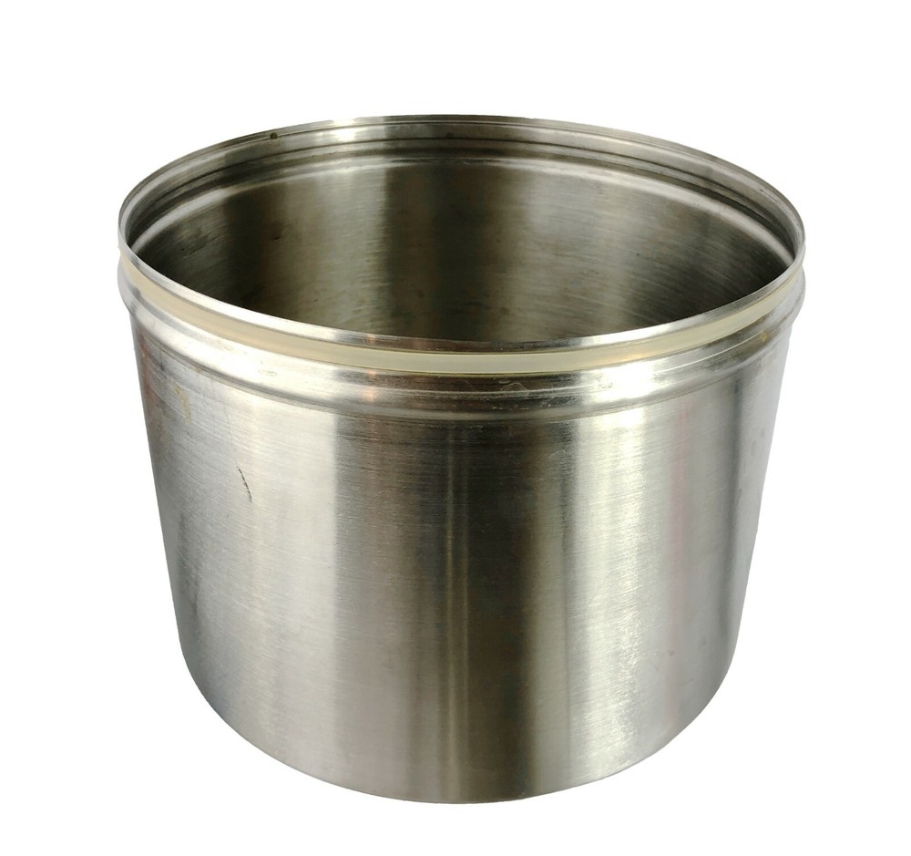 Endurance Round Stainless Steel Stacking Kitchen Canisters 2 Sizes
