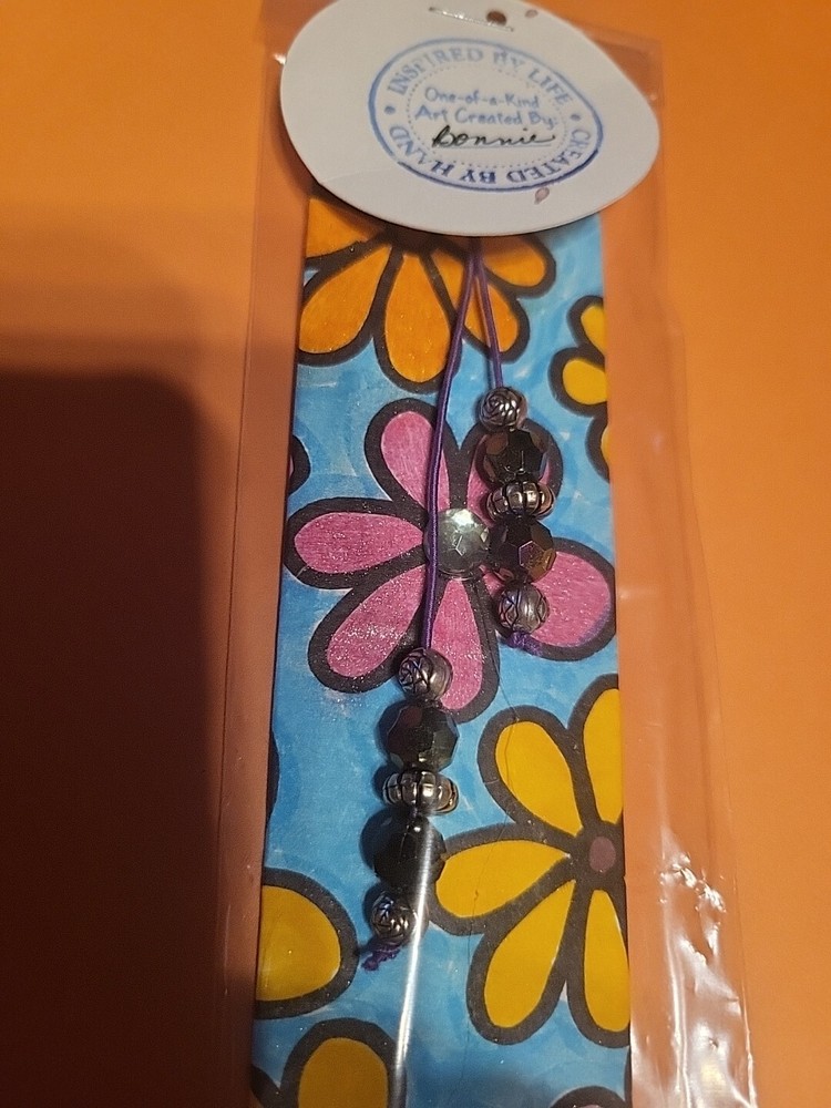 Hand Designed Beaded Book Mark