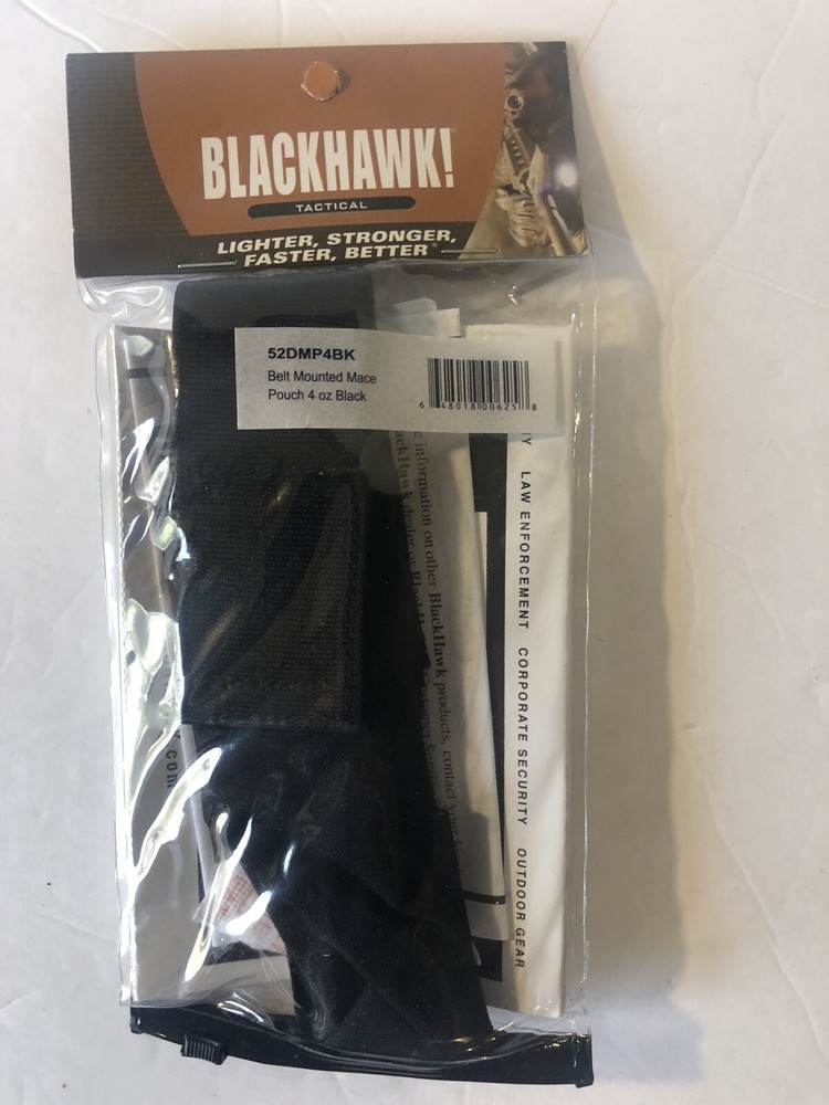 BLACKHAWK BELT MOUNTED 4oz MACE POUCH, BLACK