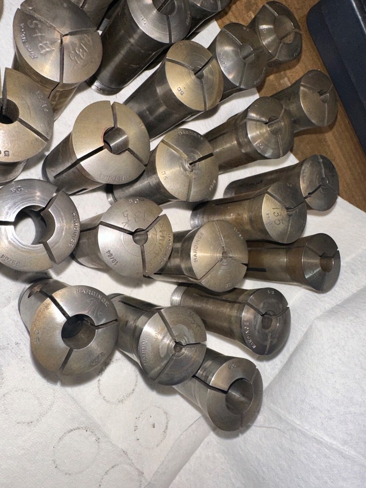 Hardinge 5C Collets Quantity 27 1/16" - 13/16"