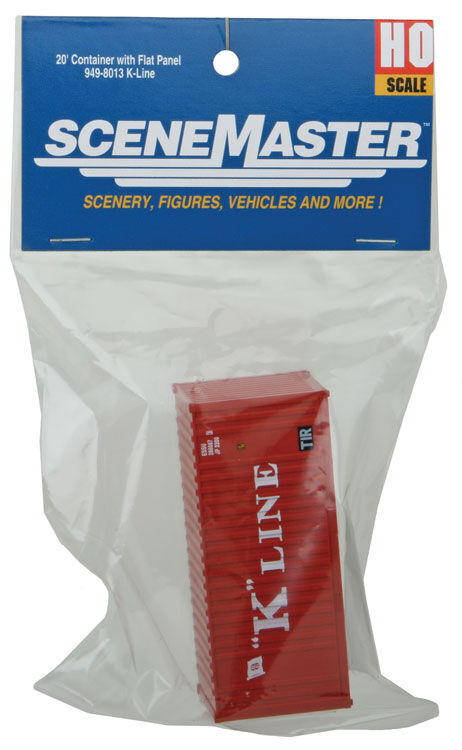 Walthers 20' Corrugated Container w/ Flat Panel K-Line HO Scale