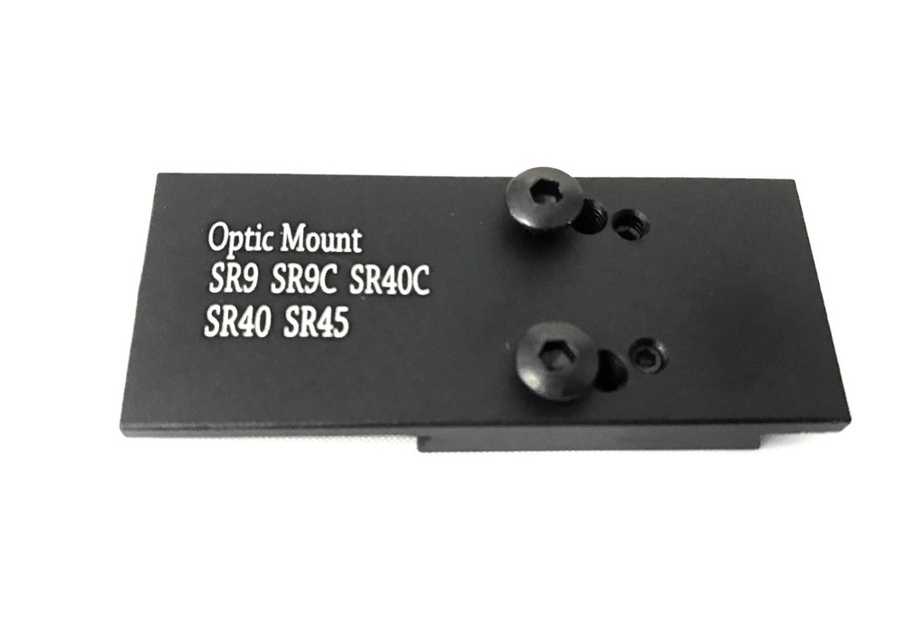 Ade Advanced Optics Red Dot Mount Plate for Ruger SR9,SR9c,SR40,