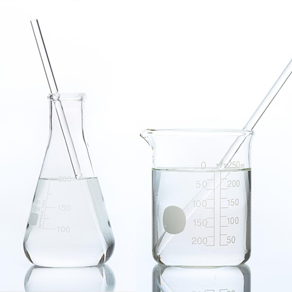 8 Pack 12 Inch Glass Stirring Rods Sticks with Rounded Ends for Lab Kitchen