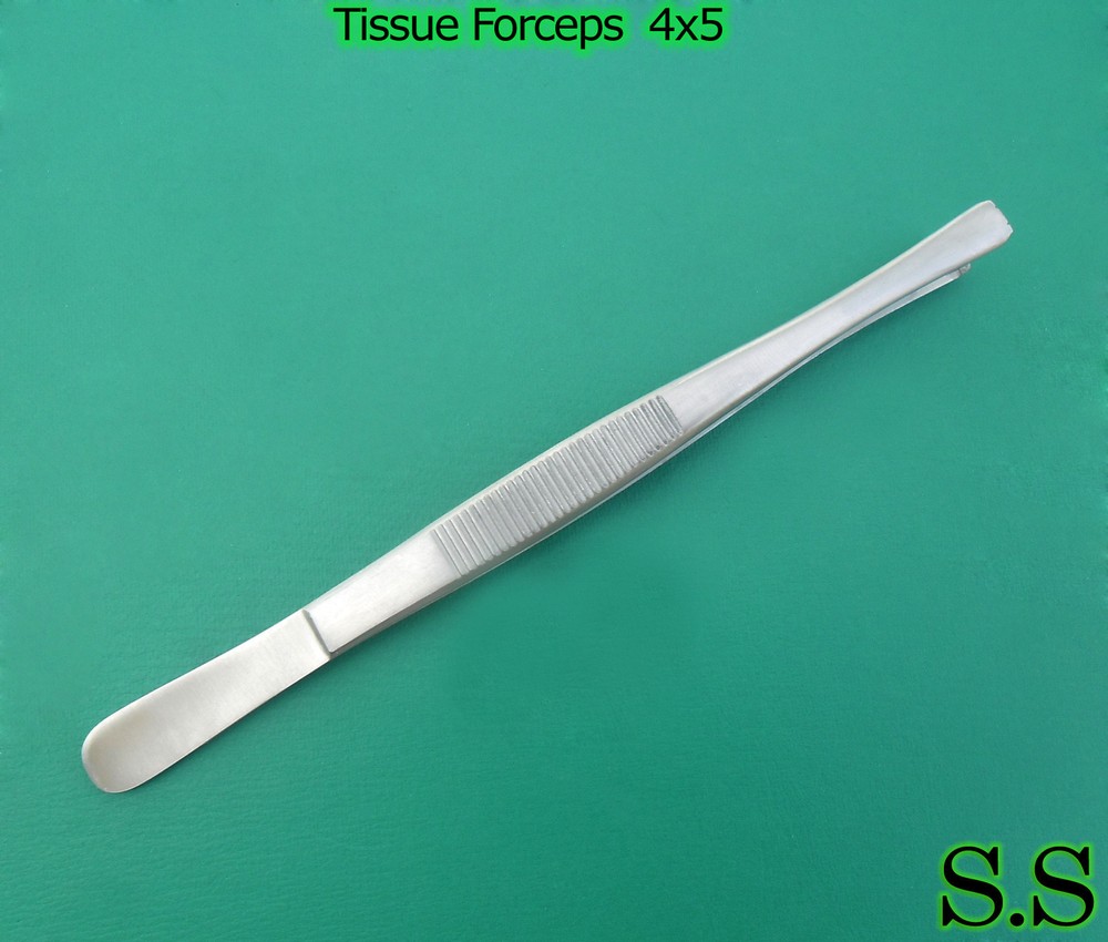 Tissue Forceps 6" Surgical Instruments 4 x 5 Teeth