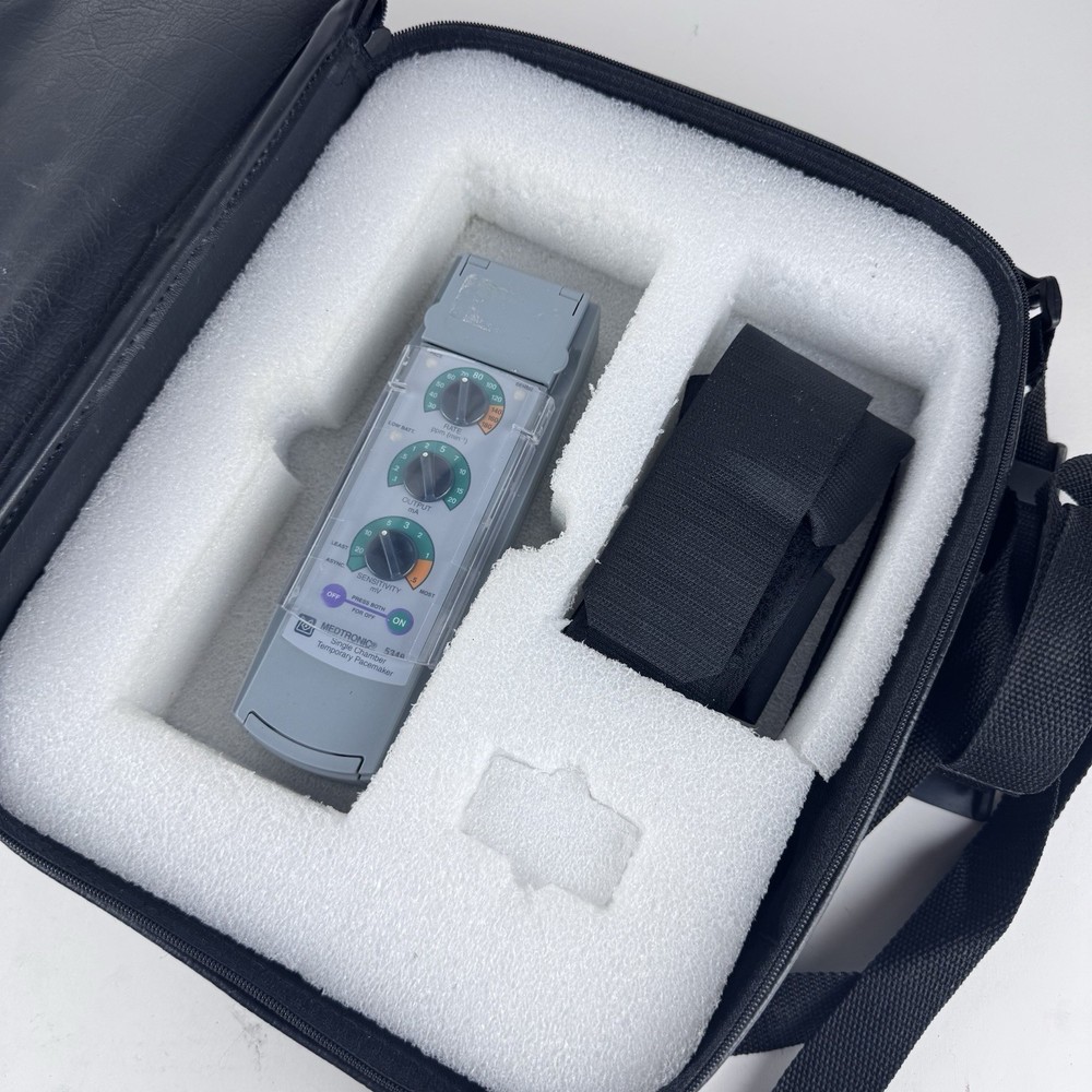 Medtronic 5348 Single Chamber Temporary Pacemaker With Case