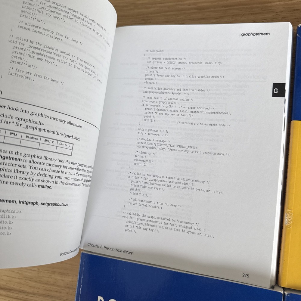 Lot Of 4 Borland C++ 3.0 User Guides Programmer’s Library Reference Tools Guide