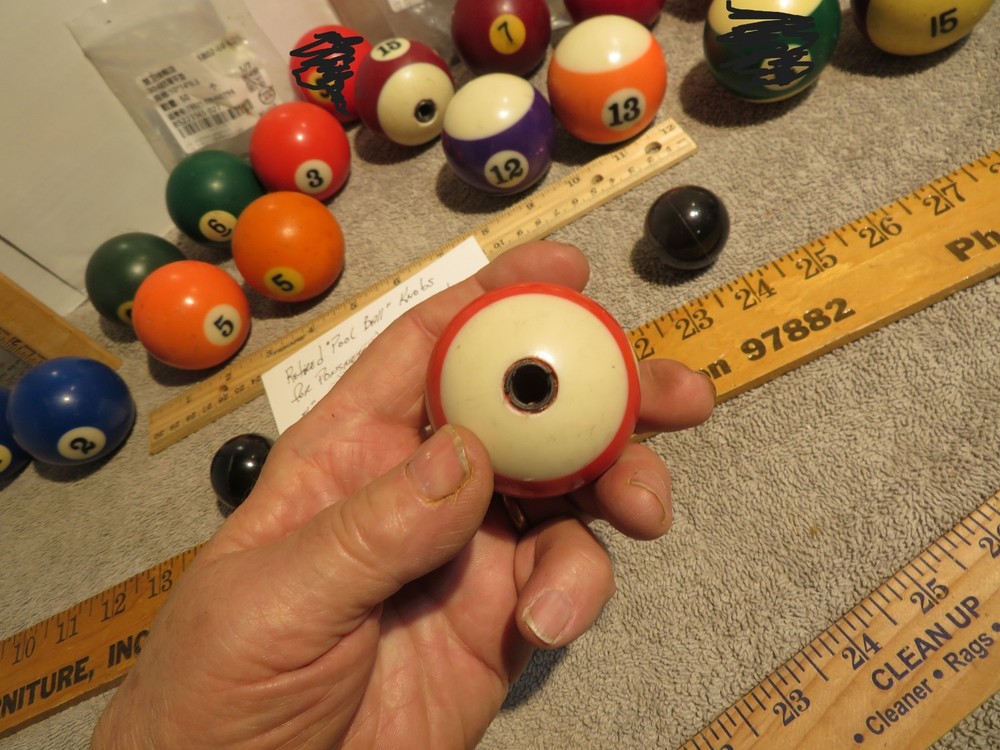 Ponsness Warren Reloading Press Pool Ball Knobs! Price/each Great Look & Feel!