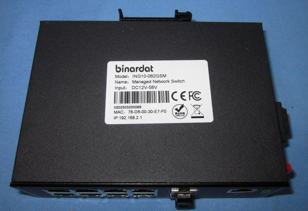 Binardat ING10-082GSM Managed Network Switch