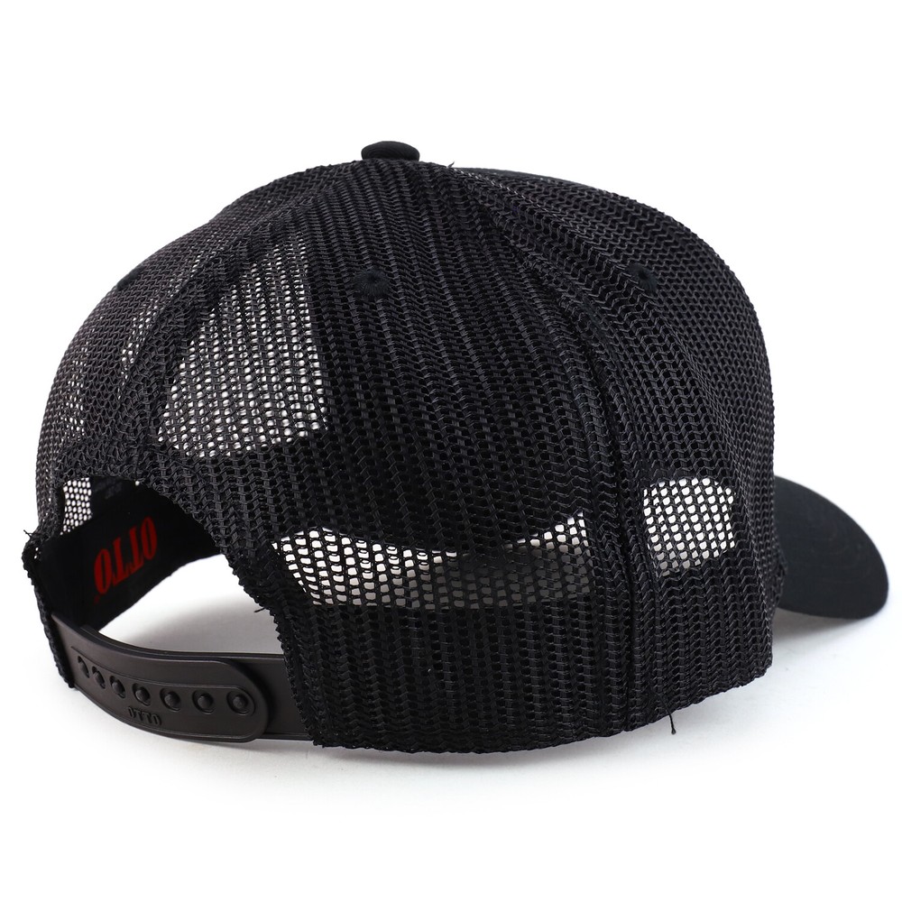 XXL Oversize High Crown Adjustable Plain Mesh Back Trucker Baseball Cap-FREESHIP