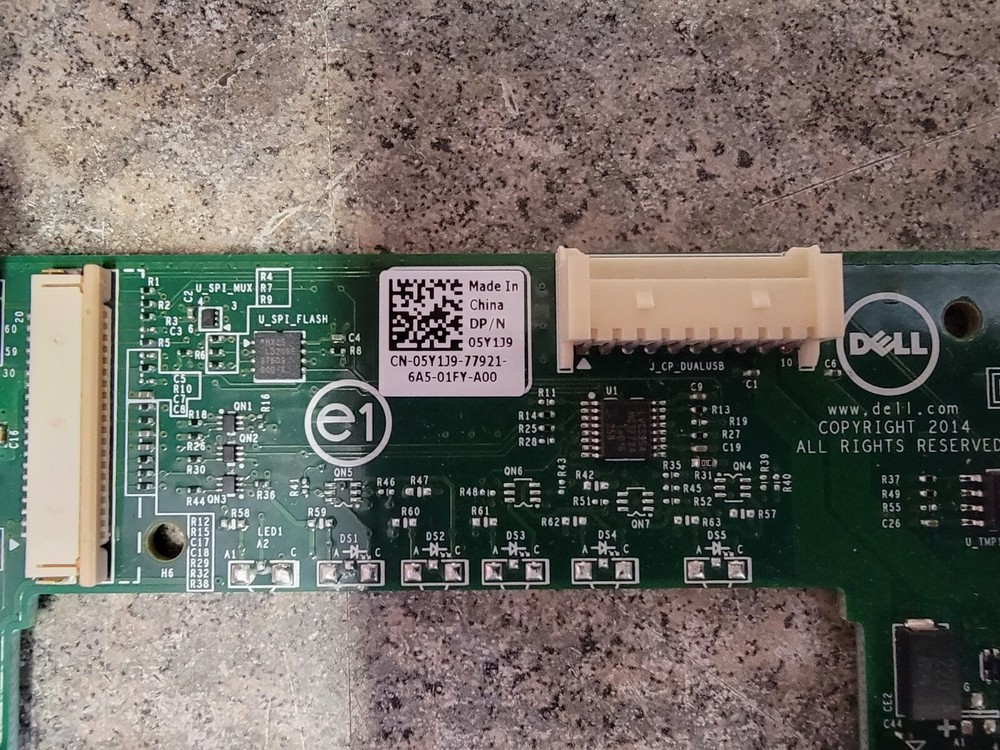 Genuine Dell PowerEdge R330 Server Front Control Panel Board 5Y1J9 Ships Quickly