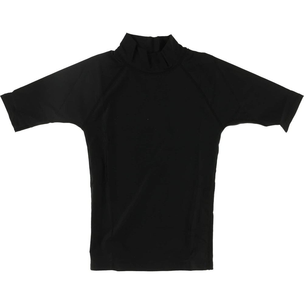 Block Surf Rash Guard/Short Sleeve Size: Small Black