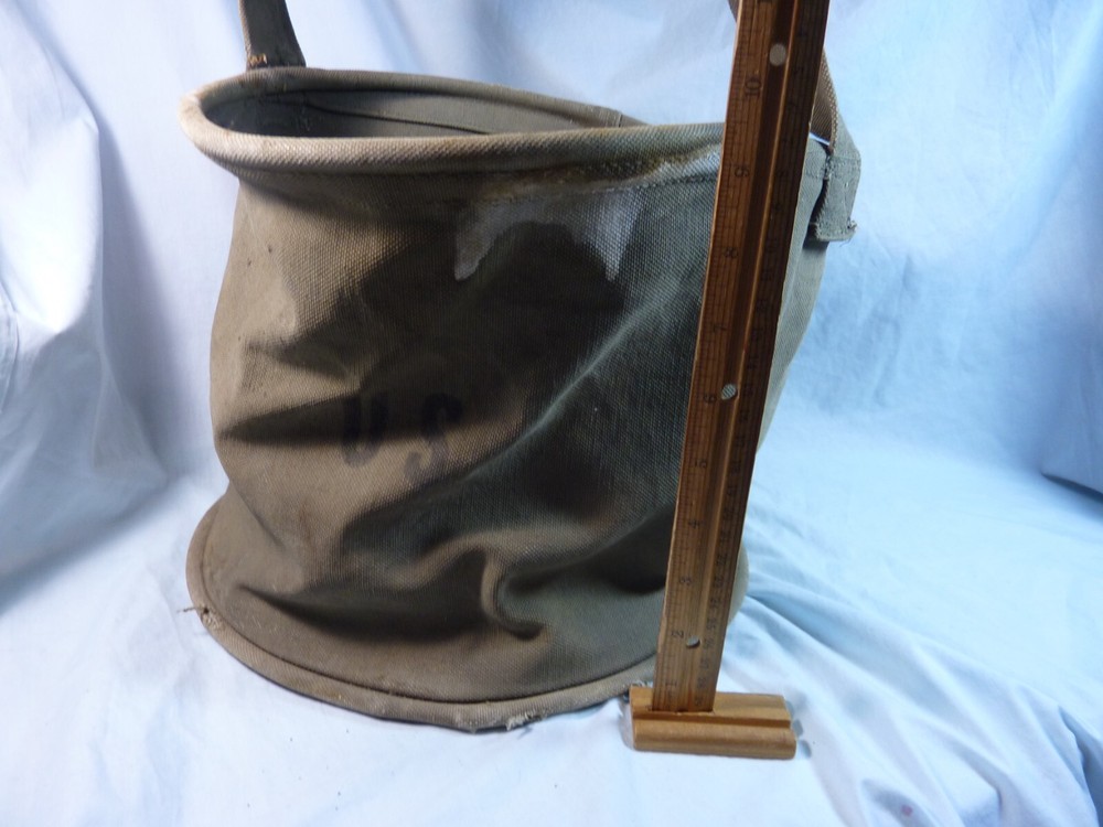 WWI US Cavalry Horse Feed Bag 1900's Canvas