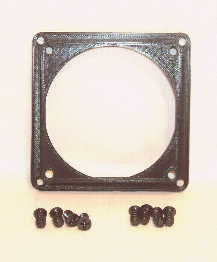 80mm to 70mm CENTERED OFFSET FAN Adapter Converter change PC NAS Case Mod Custom