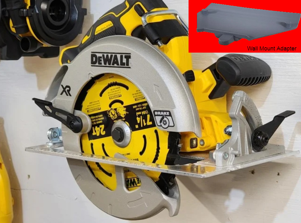 Wall Mount for Dewalt  Circular Saw 7 1/4 XR