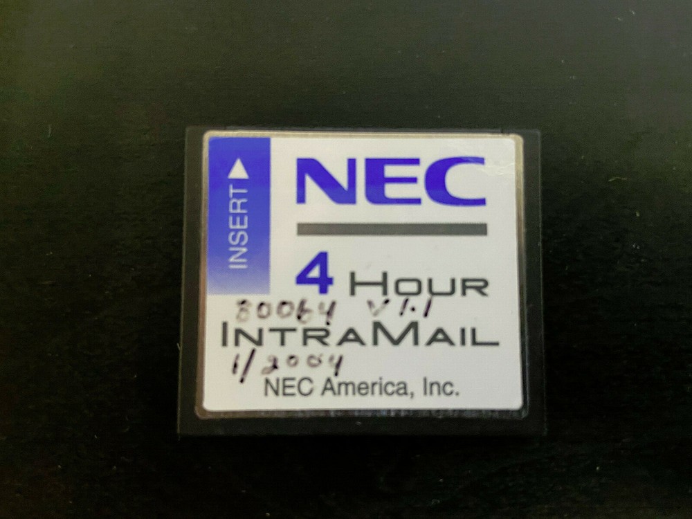 NEC 80064 4-Hour Intramail Voicemail Flash Card V1.1 (Refurbished)