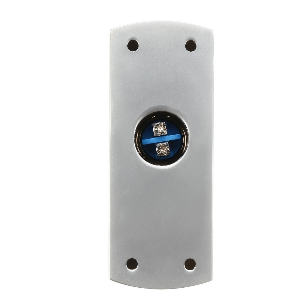 Door Release Button Push to Exit NO/COM Switch 82mmx32mm Panel Zinc Alloy 12V 3A