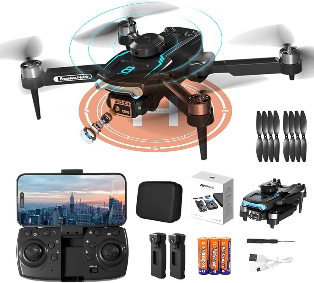 Drone with Camera 1080P HD Foldable Quadcopter 50 Min Flight Obstacle Avoidance