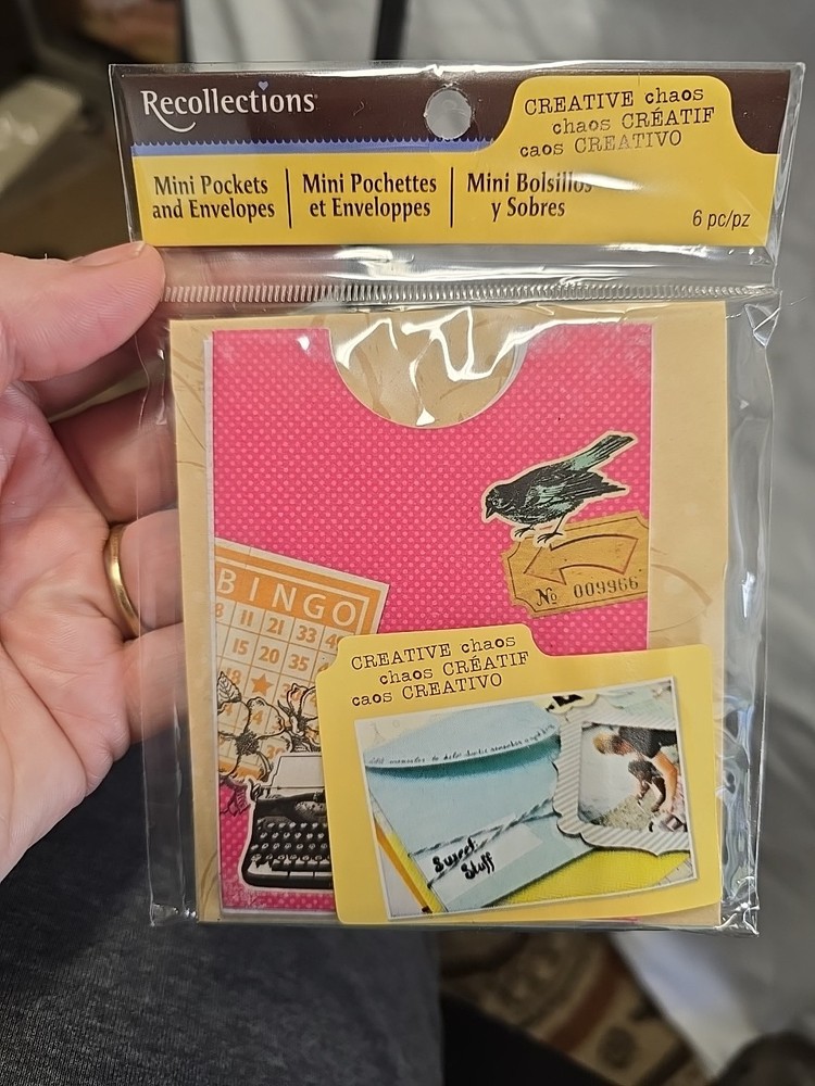Recollections Mini Pockets And Envelopes 6 Piece Creative Chaos Michaels NIPS