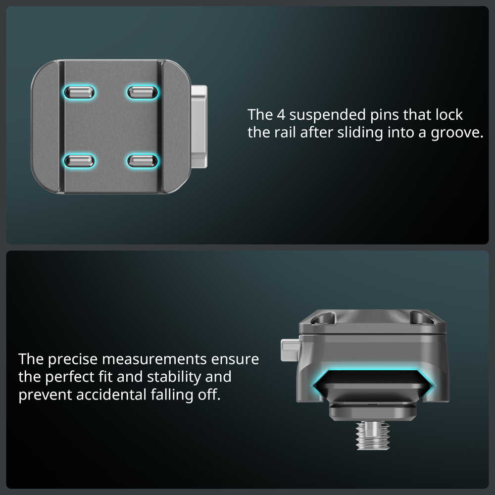 SmallRig HawkLock H21 Universal Quick Release Mount Plate Kit Load up to 5kg