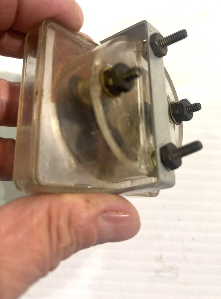 VINTAGE SHURITE 2V DC PANEL METER DC VOLTS 0-20 - AS-IS, ISSUES