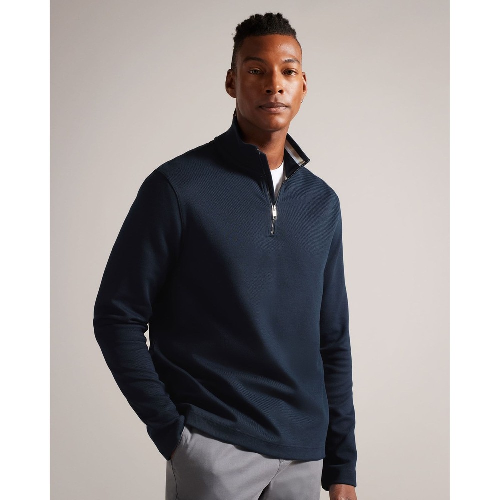 Ted Baker Funnel Neck 1/4 Zip Pullover - NWT MSRP $149 Size 6/XL