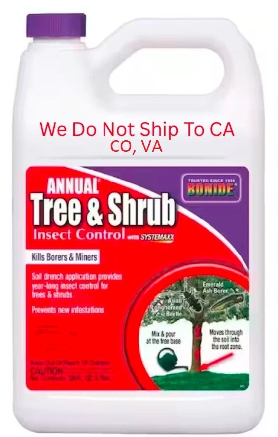 Bonide Annual Tree & Shrub Insect Control with Systemaxx, Insect Killer, 128 oz.