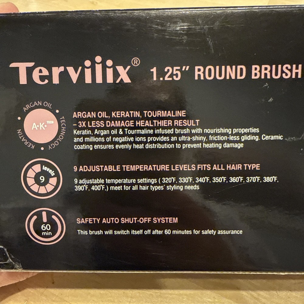 Tervilix 1.25" Round Brush Volumizer