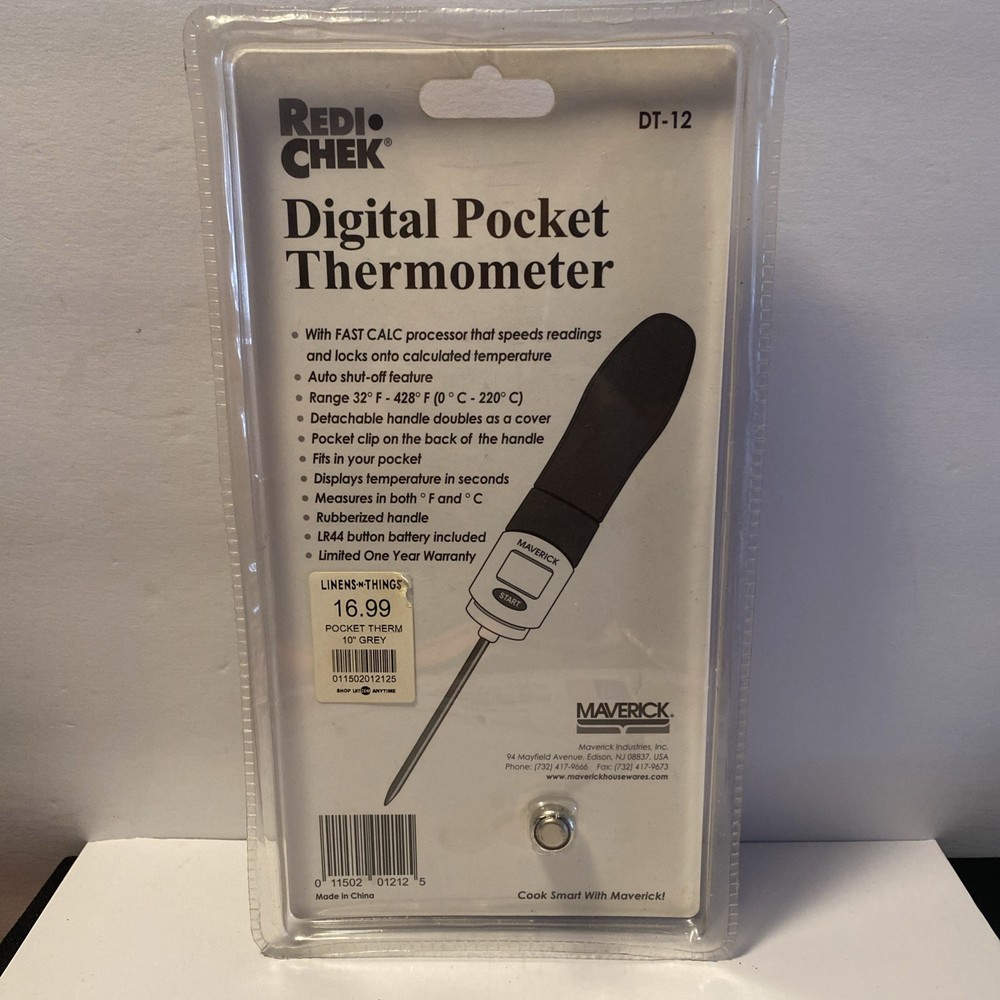 Digital pocket thermometer