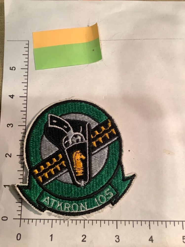 US NAVY ATKRON- 105  SQUADRON JACKET PATCH