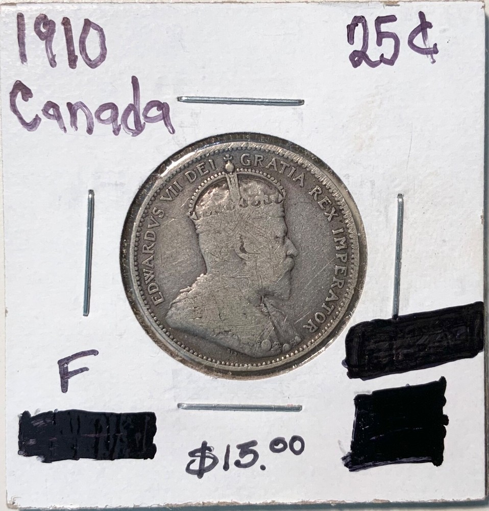 1910 Canada 25 Cents