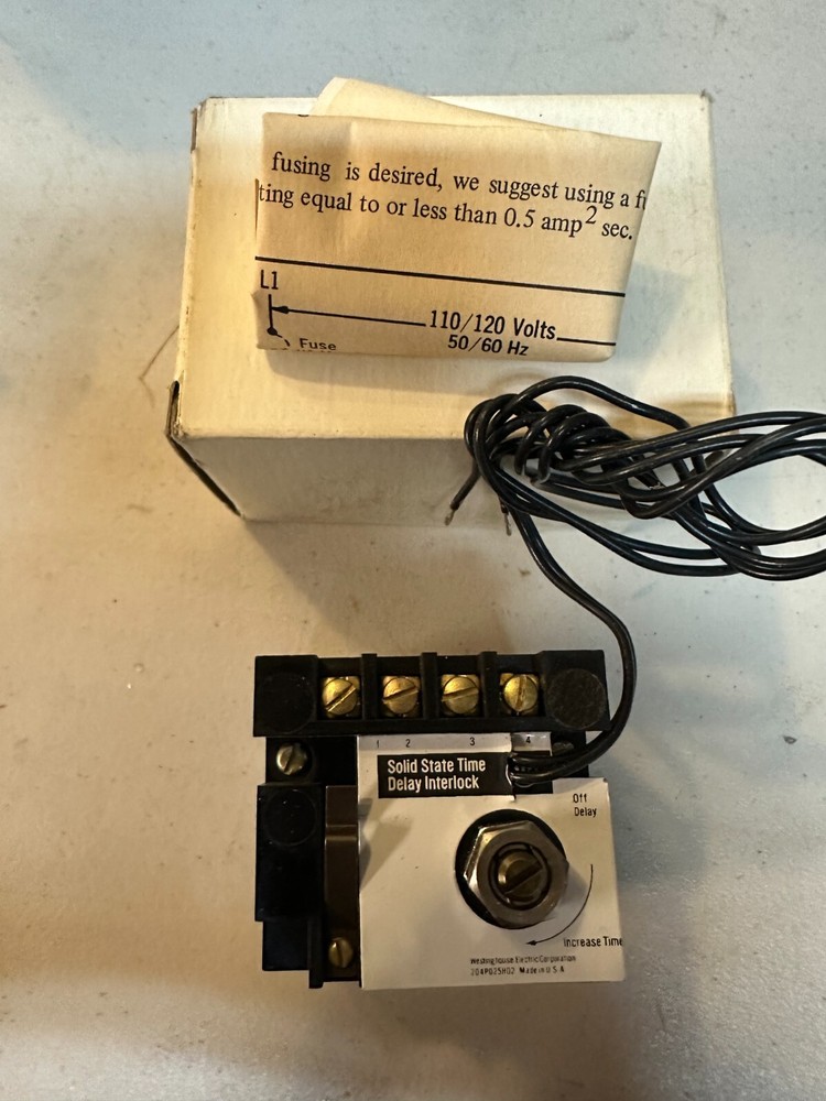 58E7993 Westinghouse Solid State Timer NIB 0.2-30 Second